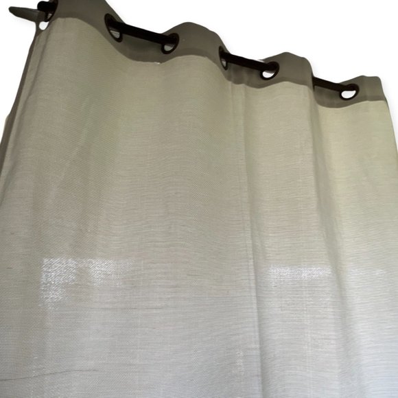 🌸4/$50🌸 NWOT Carlingdale classic textured weave grommet drape/curtain panel - Picture 2 of 11